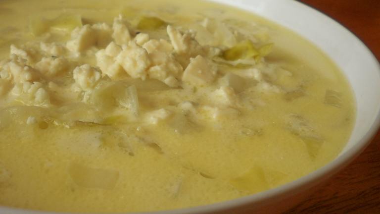 Taxi's Cabbage and Blue Cheese Soup Created by *Parsley*