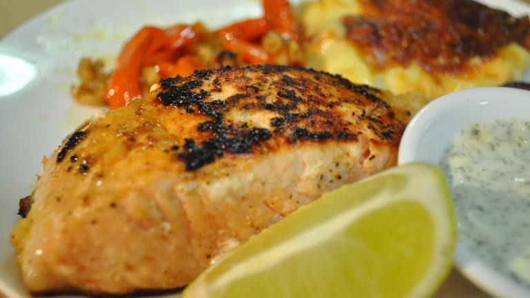 Lime and Garlic Salmon With Lime Mayonnaise Created by ImPat
