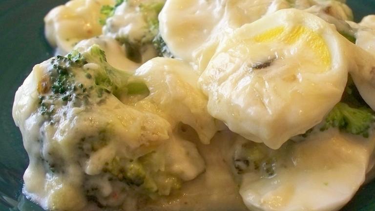 Pepper Jack Broccoli Casserole Created by Parsley