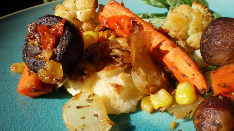Roasted Vegetable Ragout With Polenta created by breezermom