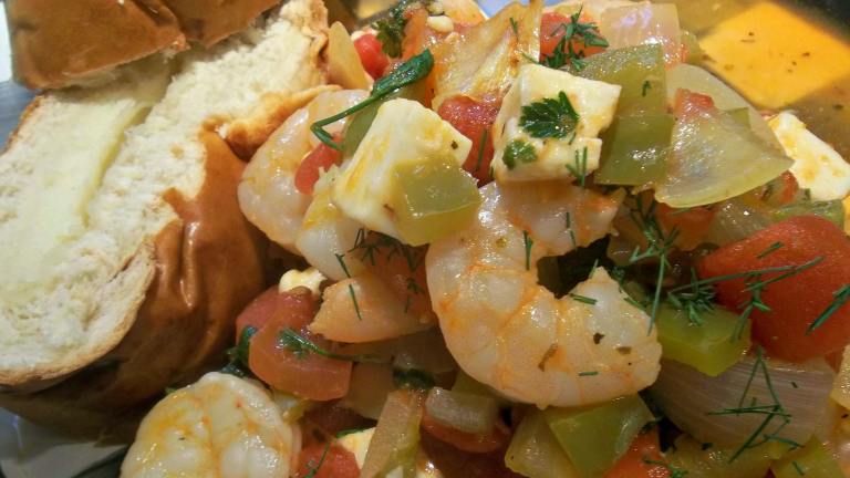 Greek-Style Shrimp With Tomatoes and Feta-America's Test Kitchen created by FLKeysJen