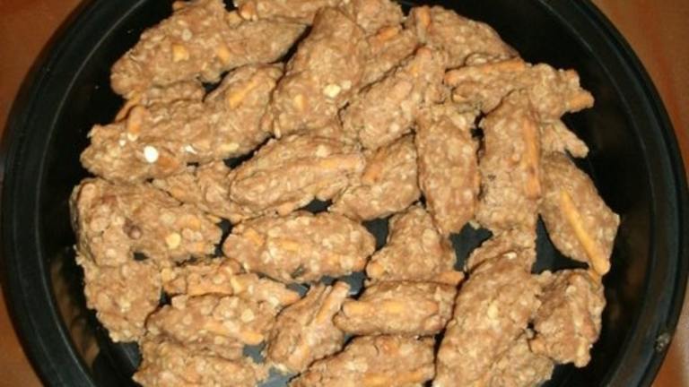 Owl Barf Balls (No-Bake Cookies, Pretzels & Coconut) created by PSU Lioness