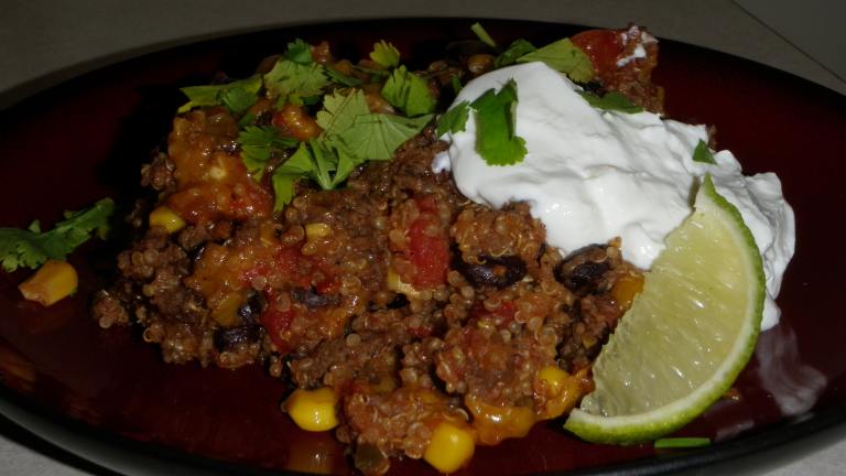 Mexican Quinoa Casserole created by Captains Lady