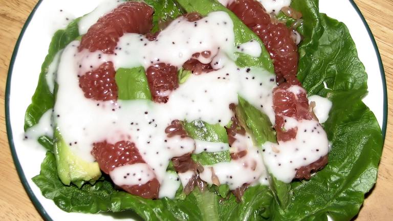 Avocado and Grapefruit Salad With Poppy Seed Dressing created by Irishcolleen