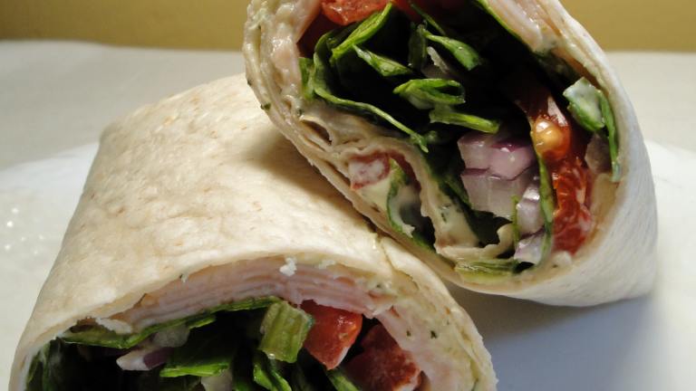 Smoked Turkey and Tomato Wraps created by Debbwl