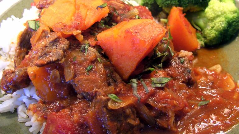 Slow-Cooked Asian Beef With Sweet Potato Created by JustJanS