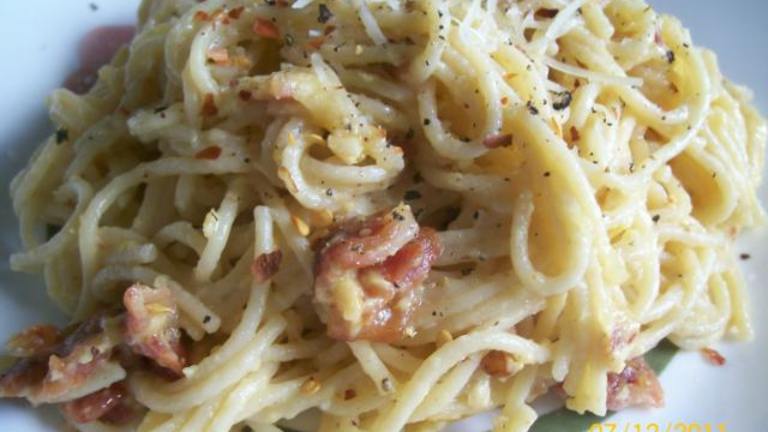 Spaghetti Carbonara for One Created by Crafty Lady 13