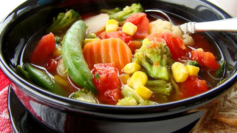 Quick & Easy Steamer Bag Vegetable Soup Created by Marg CaymanDesigns 