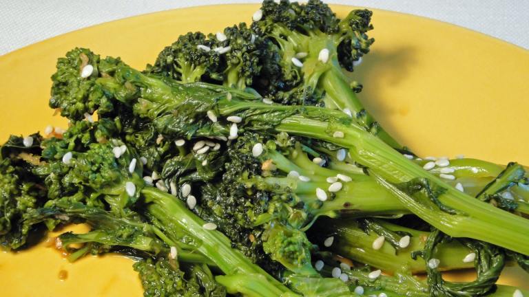 Steamed Broccolini With Honey Soy Sauce Created by Debbwl