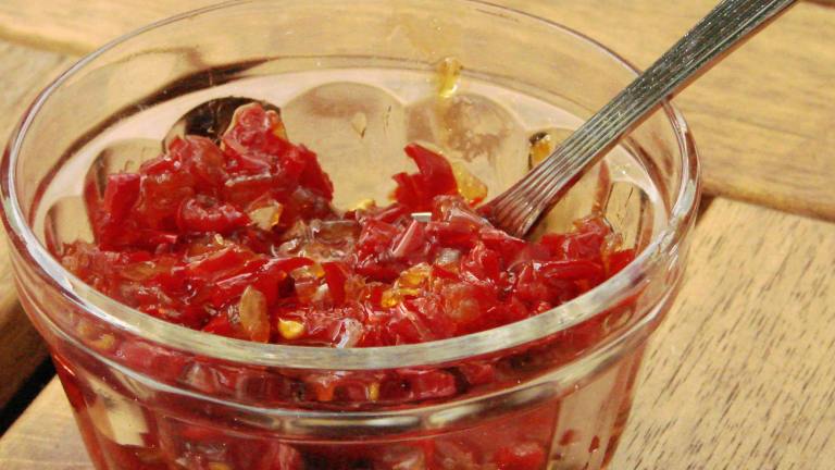 Red Bell Pepper Relish Created by Boomette
