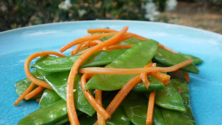 Snow Pea and Carrot Saute Created by breezermom