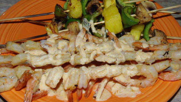 Grilled Shrimp With Spicy Lime Cream created by Linky
