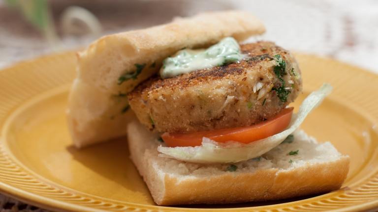 Crab Burger With Herb Mayo created by Peter J