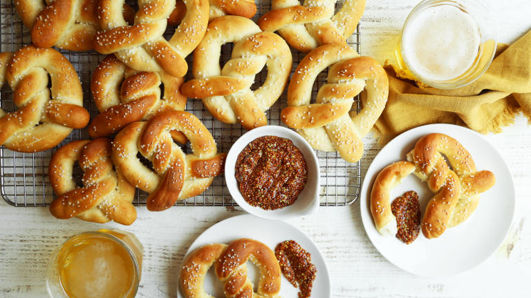 Auntie's Delicious Soft Pretzels, Amish Recipe Created by Jonathan Melendez 