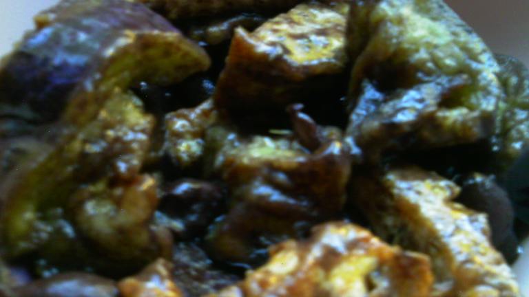 Chinese Eggplant and Tofu in Black Bean Sauce created by Dienia B.