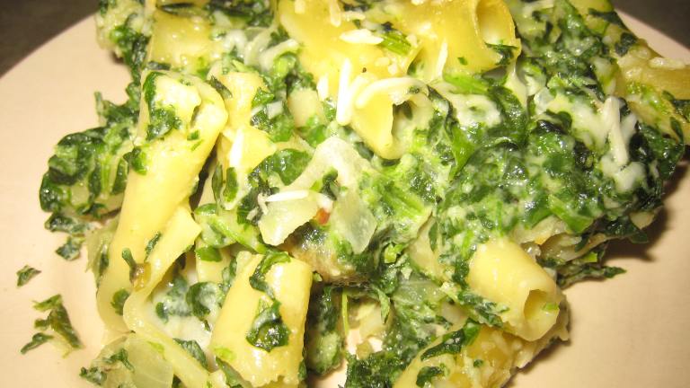 Baked Spinach and Noodles Created by karen