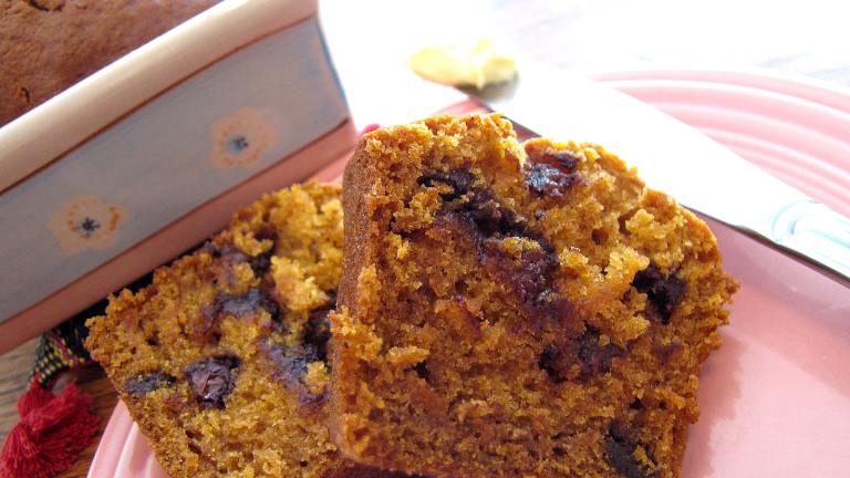 Pumpkin Bread With Mini Chocolate Chips Created by loof751