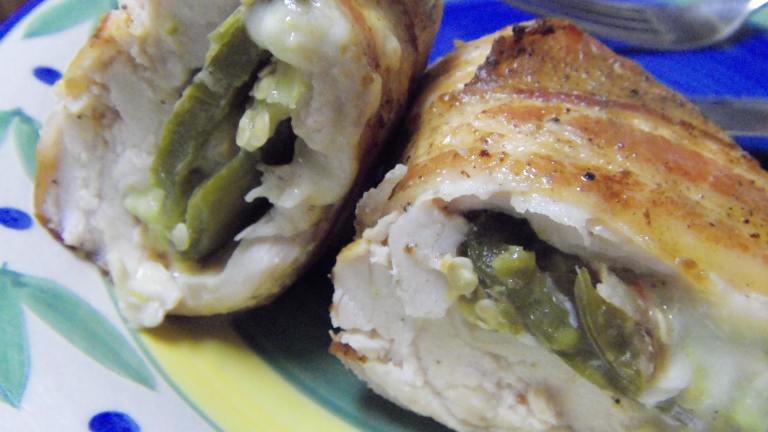 Roasted Jalapeno & Cheese Stuffed Bacon Wrapped Chicken Created by alligirl