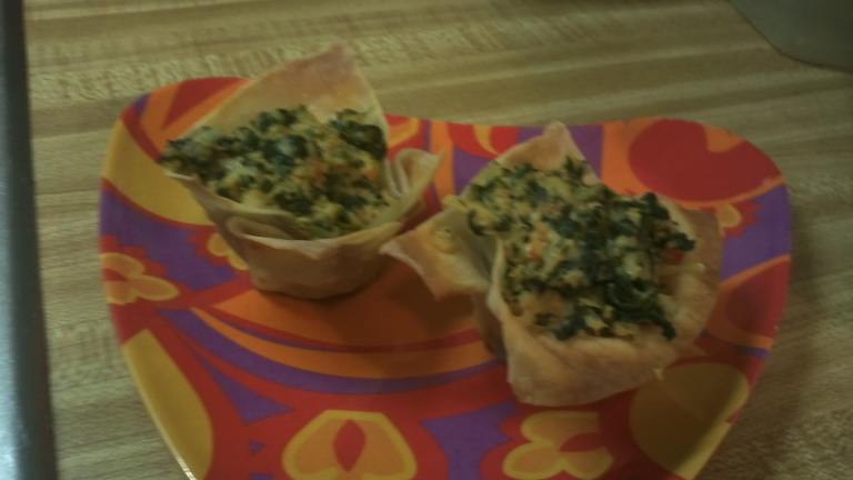 Spinach and Artichoke Cups Created by Hippie2MARS