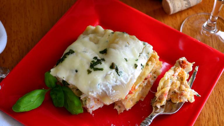 Creamy White Chicken & Artichoke Lasagna Created by Marg CaymanDesigns 