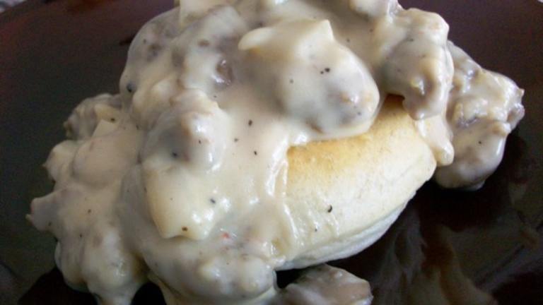 Biscuits and Rich Sausage Gravy created by 2Bleu