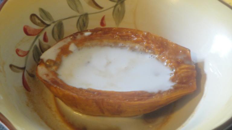 Pacific Island - Baked Papaya Dessert created by Muffin Goddess