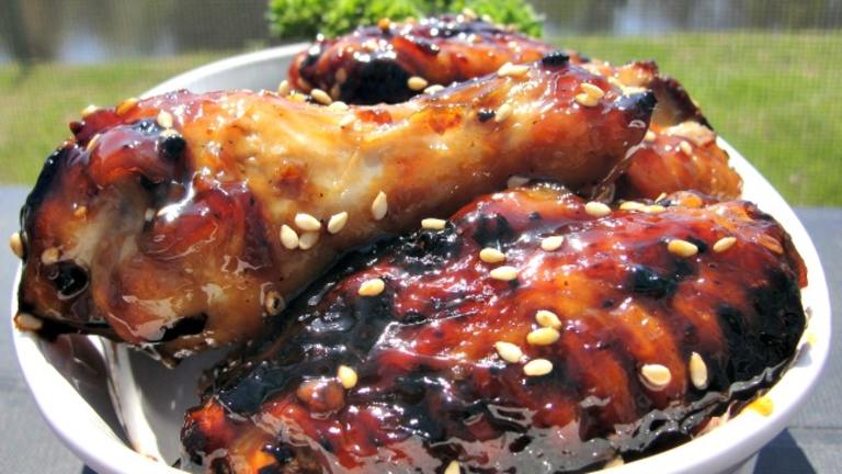 Sweet Soy-Glazed Chicken Wings Created by diner524
