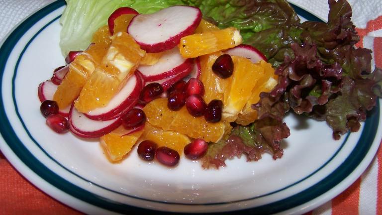 African Orange Spice Salad Created by Chef Jean