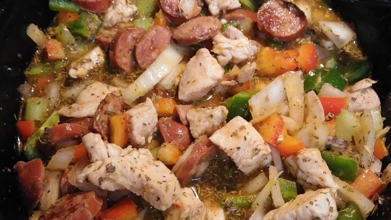 Slow Cooker Chicken & Sausage Gumbo Created by Dana C.