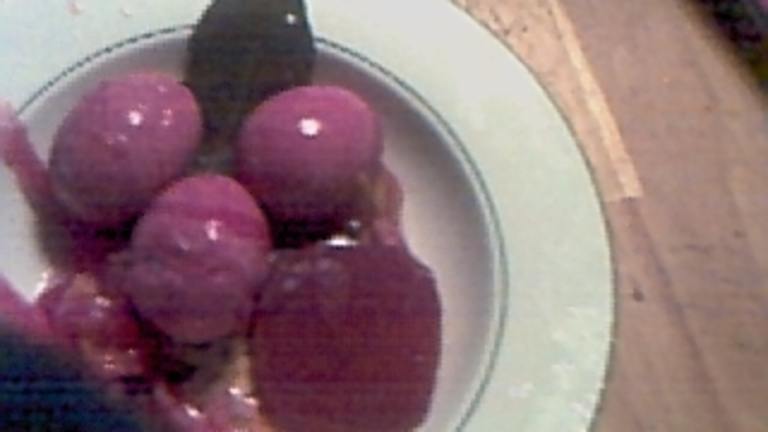 Simple Pickled Eggs & Beets created by southern chef in lo