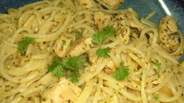 Spaghetti With Lime Chicken Created by Karen Elizabeth
