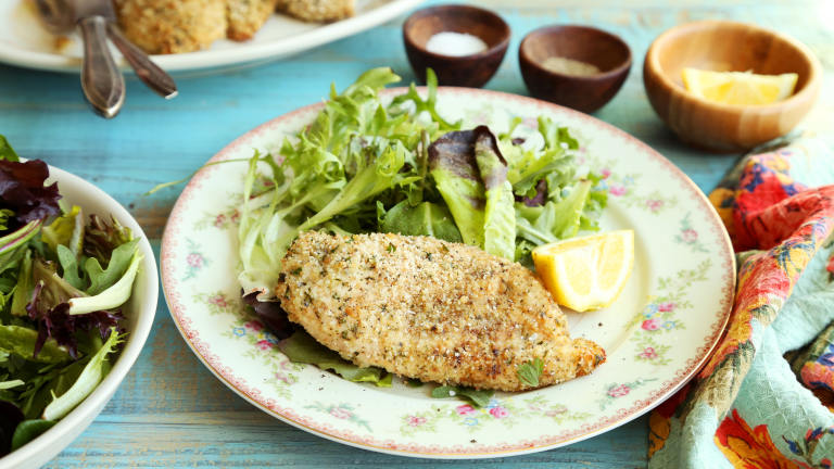Baked Herb-Crusted Chicken Breasts created by Jonathan Melendez 