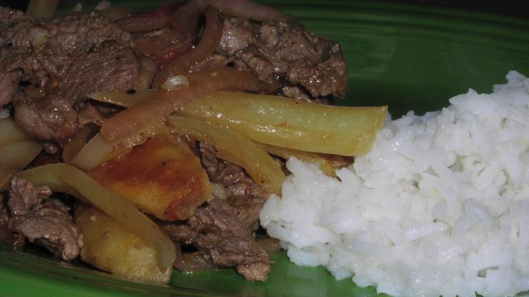 Lomo Saltado (Peruvian Beef and Potato Stir Fry) created by teresas