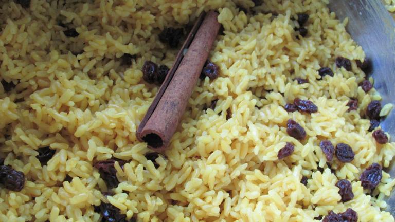Geelrys (South African Yellow Rice With Raisins) Created by januarybride 