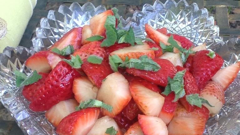 Balsamic Strawberries Created by Miss Fannie