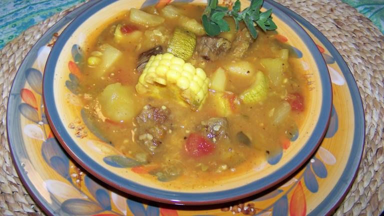 Carbonada Criolla - Argentina Meat, Veg, Fruit Stew created by Chef PotPie