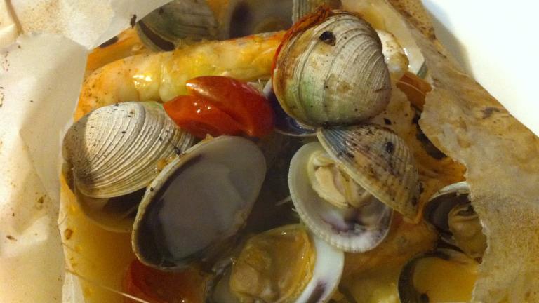 Oven Seafood Bake (Pesce Al Cartoccio) Created by Coasty