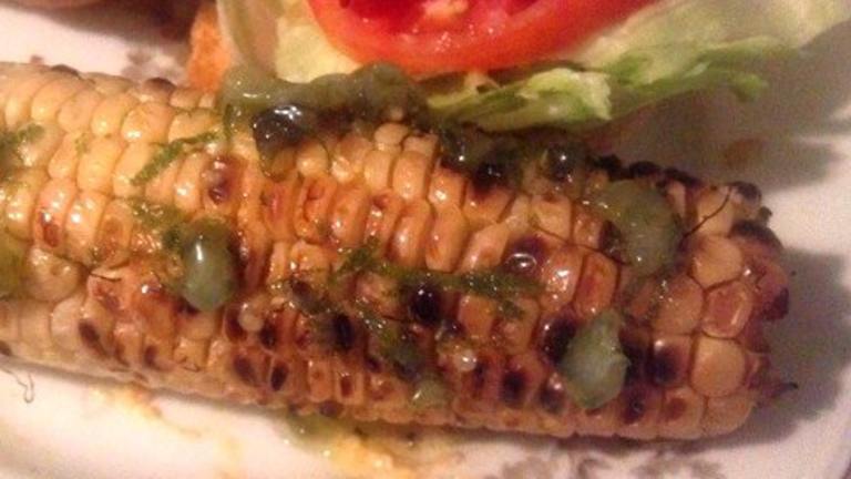 Grilled Corn on the Cob With Roasted Jalapeno Butter created by 2Bleu