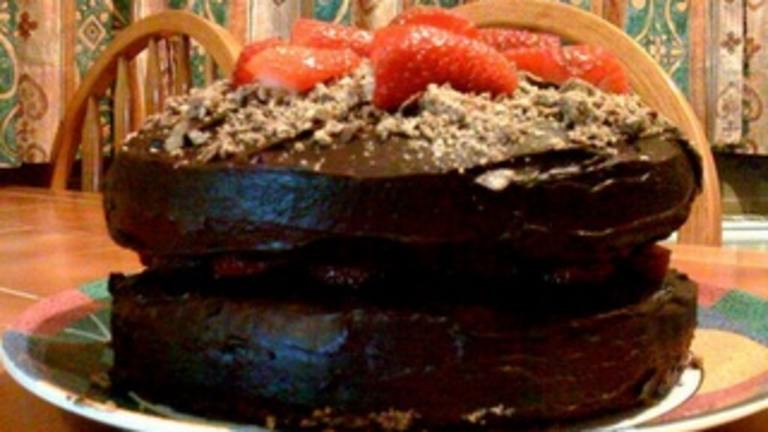 Two Layered Birthday Cake created by suzan_33333