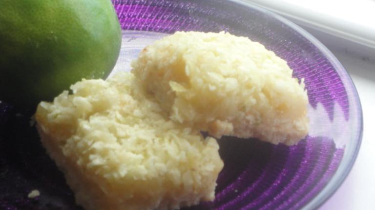 Tequila-Lime-Coconut Macaroon Bars created by Muffin Goddess