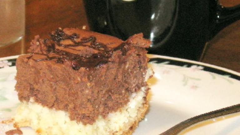 Chocolate Coconut Cheesecake Bars Created by Swan Valley Tammi
