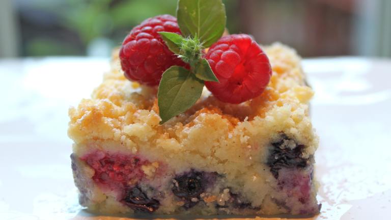 Austrian Raspberry/Blueberry Shortbread Created by The Cafe Sucre Fari