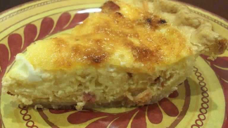 Easy Bacon and Cheese Quiche Created by AZPARZYCH