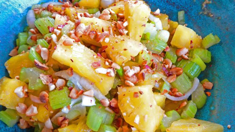 Indonesian Pineapple and Celery Salad - Selada Nanas Created by Artandkitchen