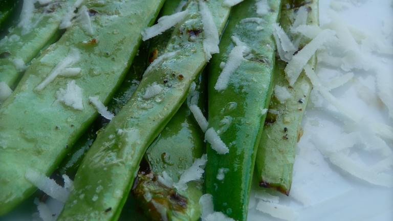 Grilled Romano Beans Created by COOKGIRl
