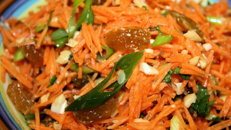 Carrot and Golden Raisin (Sultana) Salad Created by Jubes