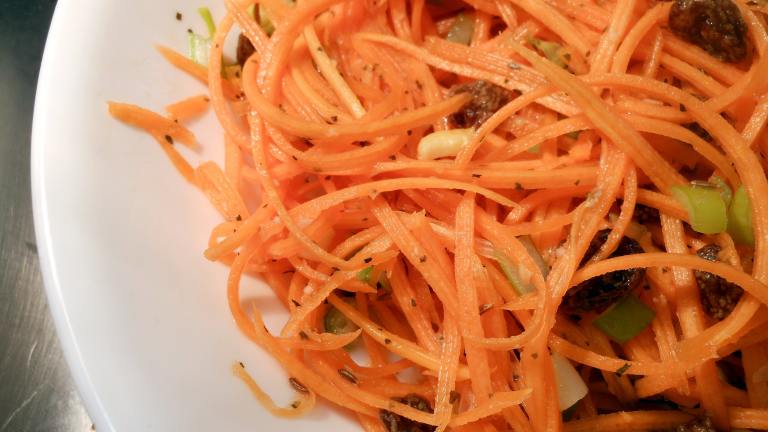 Carrot and Golden Raisin (Sultana) Salad Created by JustJanS