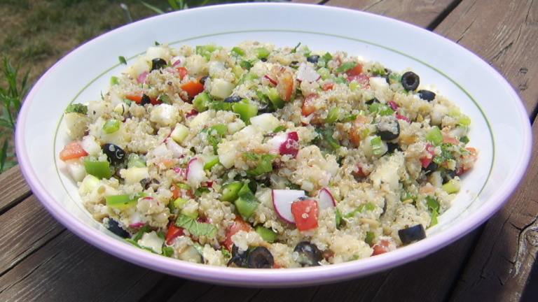 Quinoa and  Vegetable Tabouli Salad Created by LifeIsGood