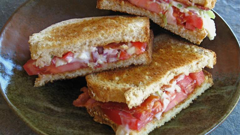 Bacon, Slaw and Tomato Sandwich Created by WiGal
