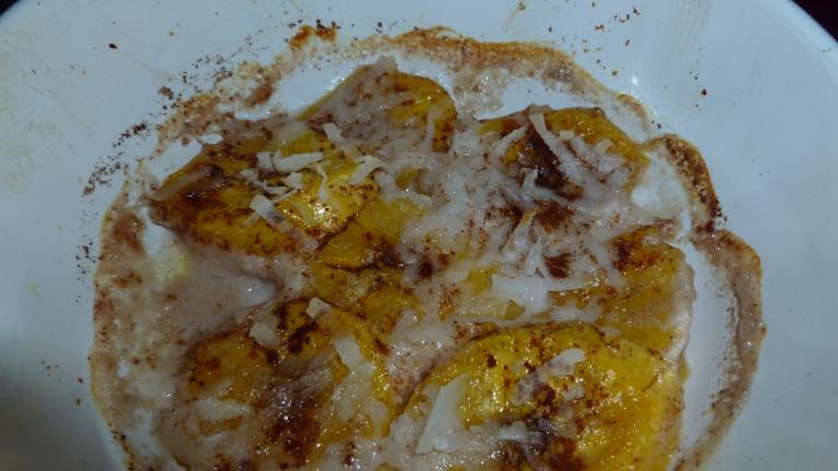 Coconut Baked Bananas (Or Plantains) created by Ambervim